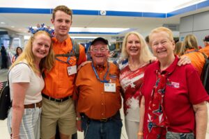 Veteran and guardian with his family at Welcome Home CeremonyD23