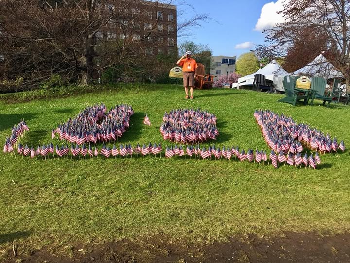 Honor Flight Rochester volunteer at Lilac Festival